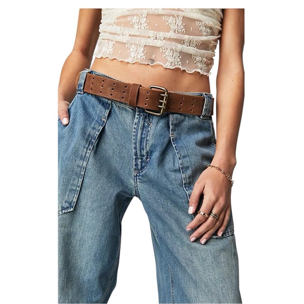 We The Free People Maeve oversized low slung trouser jeans L 12 31 NEW NWT
